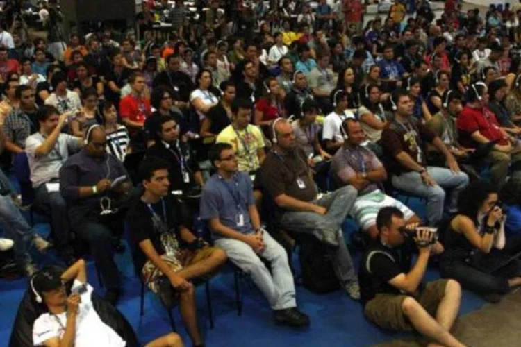 Edição de 2010 da Campus Party Brasil (Divulgação/Campus Party)