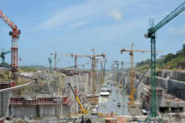 Panamá: construção da ponte é o maior trabalho de infraestrutura após a expansão do Canal (Rodrigo Arangua/AFP/AFP)
