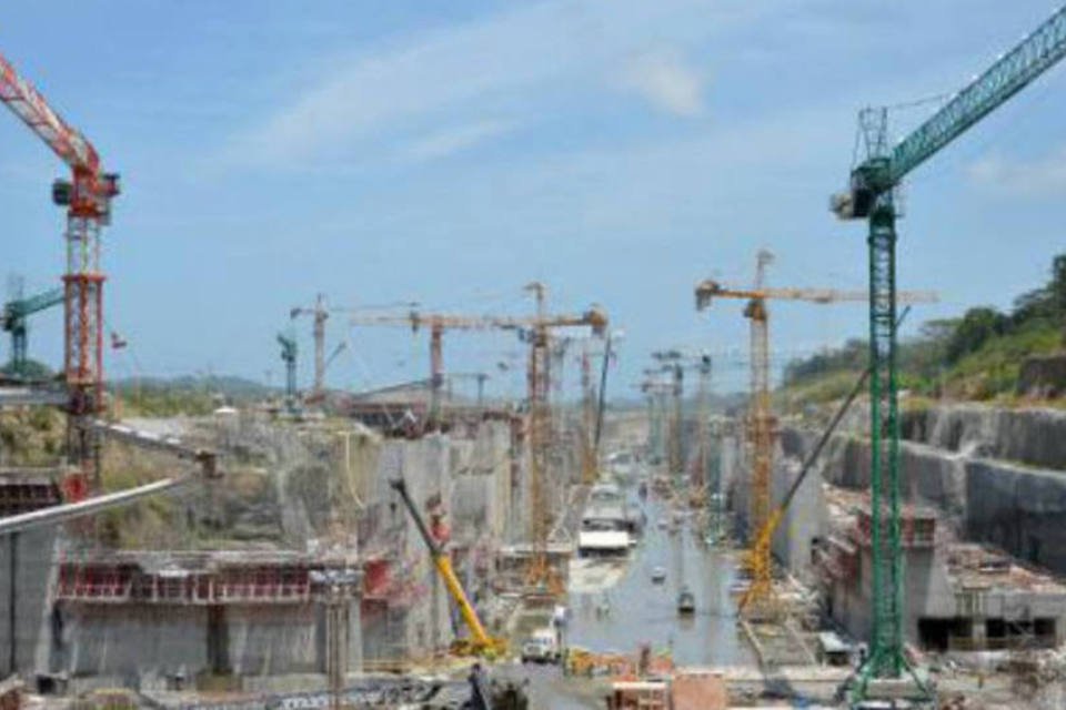Obras do Canal do Panamá são suspensas
