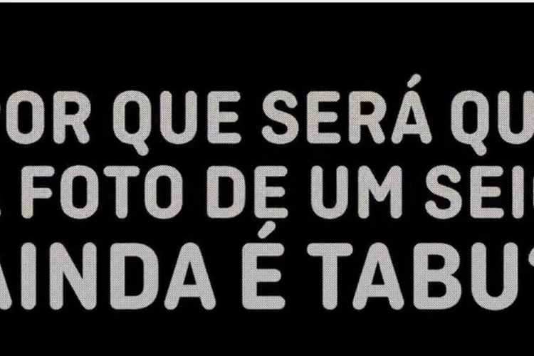 
	A campanha #nudefightagainstcancer se posiciona em rela&ccedil;&atilde;o &agrave; censura aos mamilos femininos nas redes sociais
 (Reprodução/YouTube)
