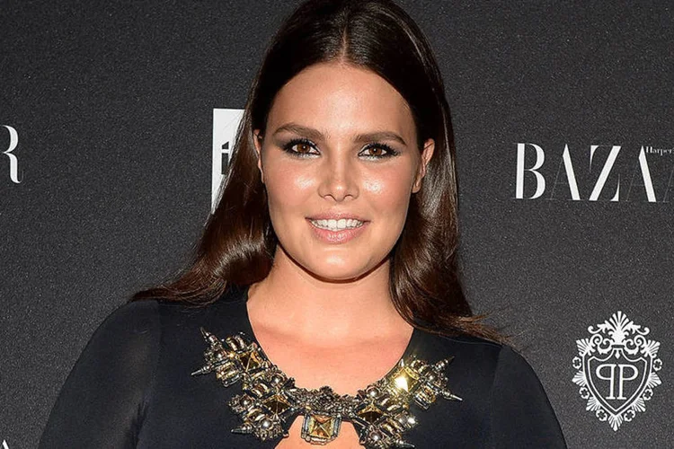 Candice Huffine: mesmo ciente de não apresentar o perfil de modelo, conta que sempre sonhou com essa carreira.
 (Gustavo Caballero/Getty Images for Samsung)