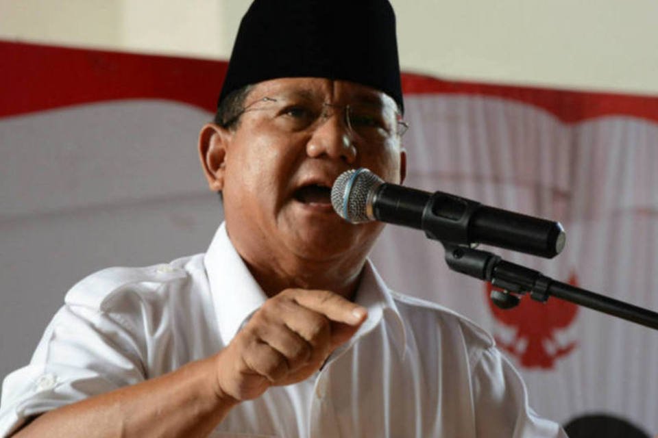 Prabowo rejeita resultados das eleições na Indonésia