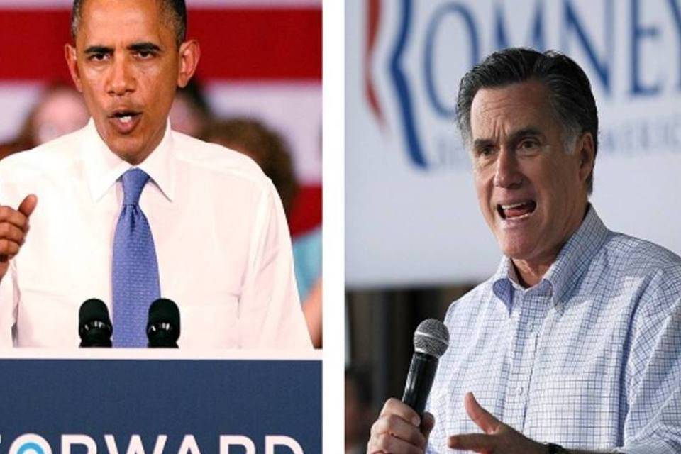 Pesquisa mostra Obama e Romney empatados