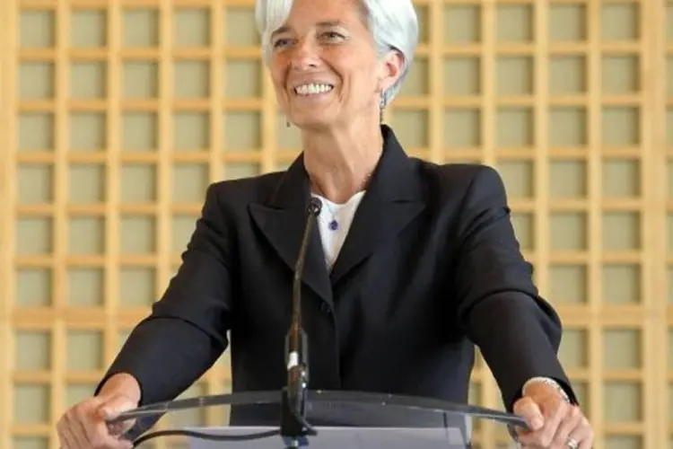 Lagarde: "O FMI vai continuar trabalhando de perto com a Grécia e os parceiros europeus para dar suporte a esses objetivos" (Dominique Charriau/Getty Images)