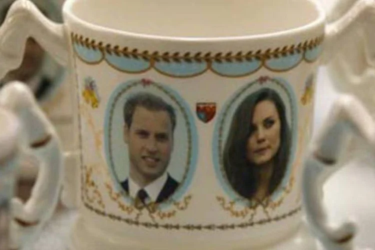 Caneca celebra casamento do príncipe William: cerimônia pode ser afetada pelas greves (Getty Images)