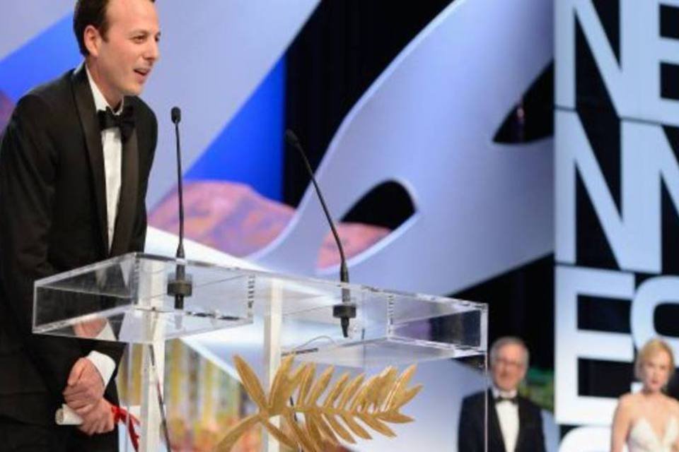 Escalante recebe o prêmio em Cannes: 'Heli' é o terceiro longa-metragem do diretor e o primeiro a concorrer à Palma de Ouro (Getty Images)