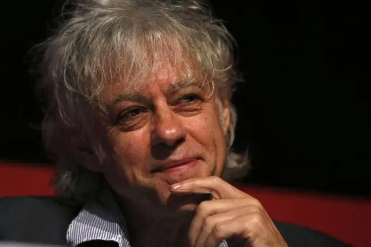 Cantor Bob Geldof durante lançamento do relatório Africa Progress 2014, em Londres (Stefan Wermuth/Reuters)