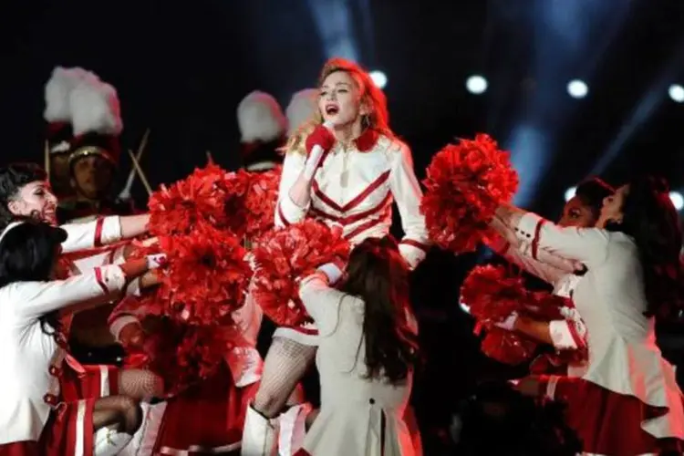 Madonna em apresentação: Madonna já adiantou em sua página do Facebook que manifestará seu apoio aos homossexuais durante este show na antiga capital imperial (Ben Job/Reuters)