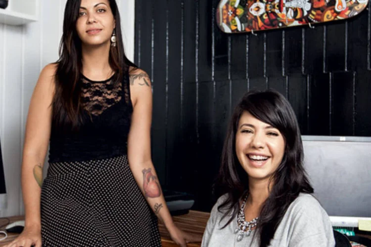 Janara Lopes e Vanessa Queiroz, do do site Ideafixa  (Daniela Toviansky / EXAME PME)