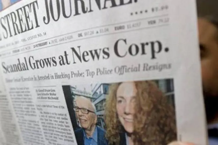 O Wall Street Journal foi vendido em 2007 ao grupo News Corp (Paul J. Richards/AFP)