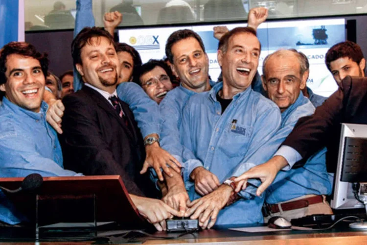 
	Eike Batista na abertura de capital da OGX, na Bovespa
 (Fernando Cavalcanti / EXAME)