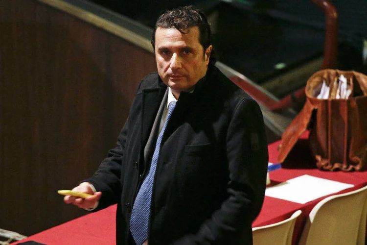 Capitão do Costa Concordia, Francesco Schettino, durante seu julgamento em Grosseto (Max Rossi/Reuters)