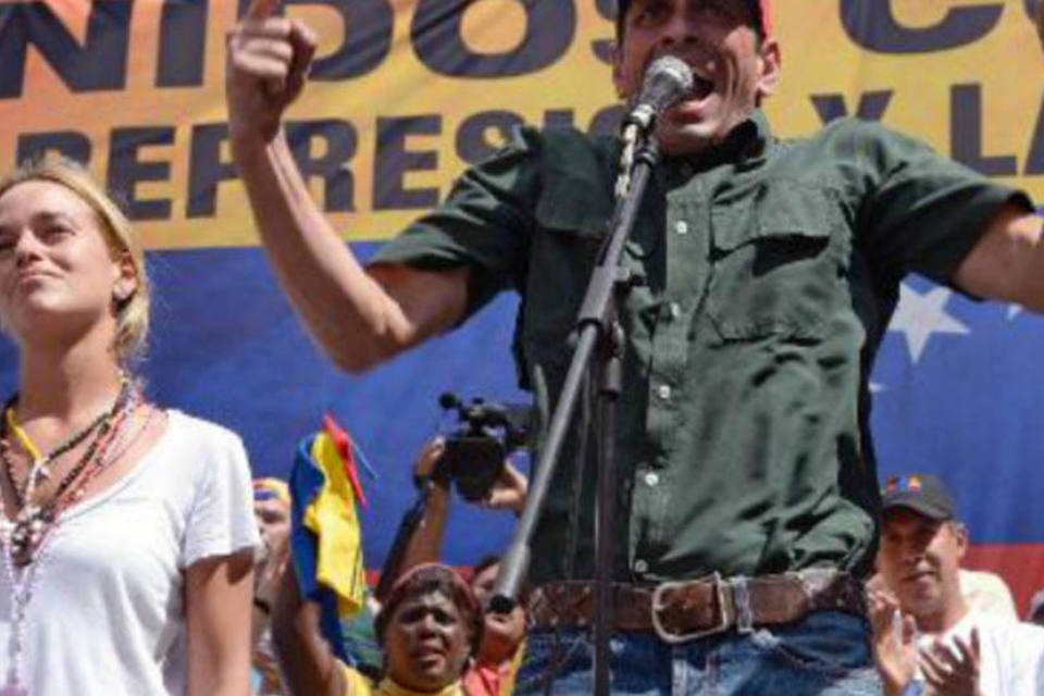 Capriles diz que situação não irá se acalmar na Venezuela