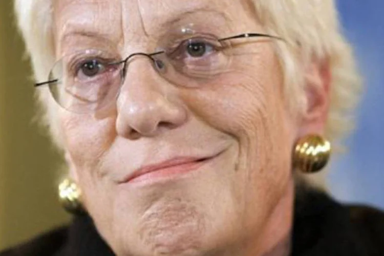 Carla Del Ponte é conhecida por sua combatividade: apesar de ter se aposentado em 2011, foi o governo suíço que propôs oficialmente sua nomeação à Comissão de Inquérito (©AFP / Lex van Lieshout)