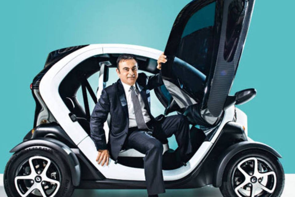 O sonho de Carlos Ghosn, da Nissan,  é o carro elétrico