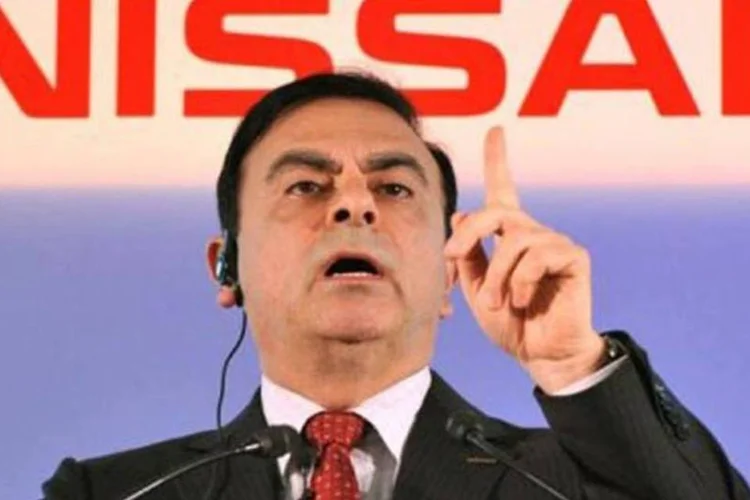 Ghosn, de 65 anos, foi acusado no Japão de sonegar dezenas de milhões de dólares de sua renda na Nissan e de usar fundos corporativos indevidamente (Kazuhiro Nogi/AFP)