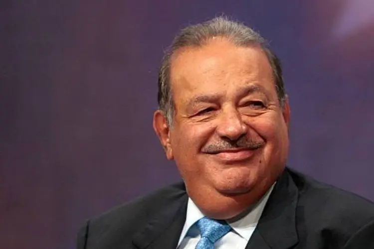 Carlos Slim, da América Móvil, que controla a Embratel: O faturamento total da empresa foi de 191,7 bilhões de pesos mexicanos (US$ 14,25 bilhões) (Getty Images)