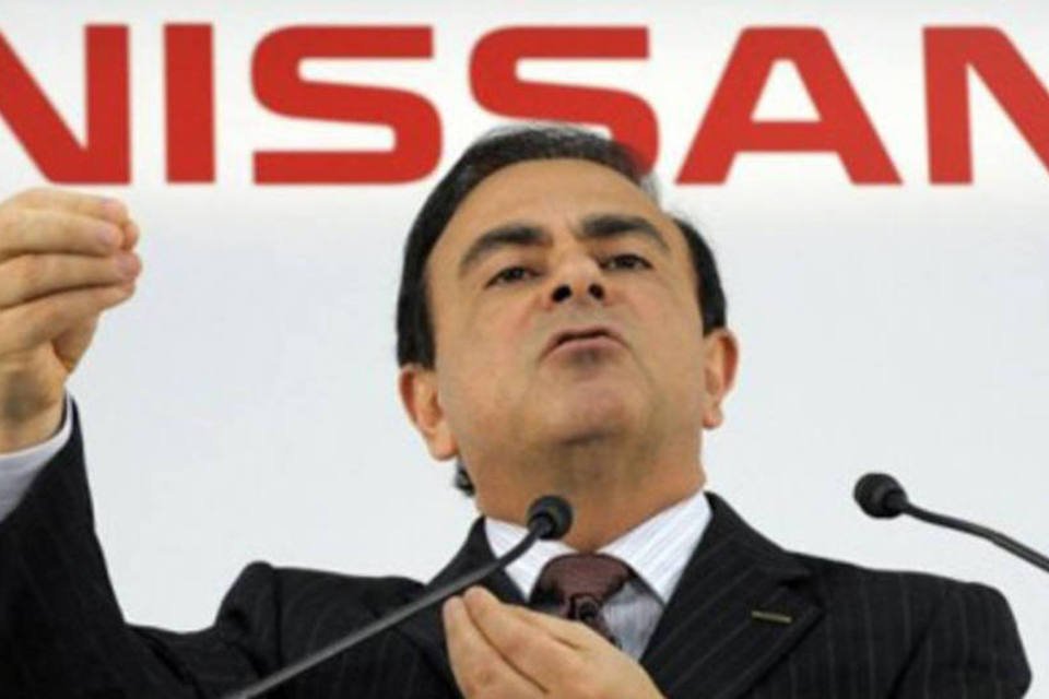 Carlos Ghosn, da Nissan, ganhou US$ 9,8 mi em 2009-2010