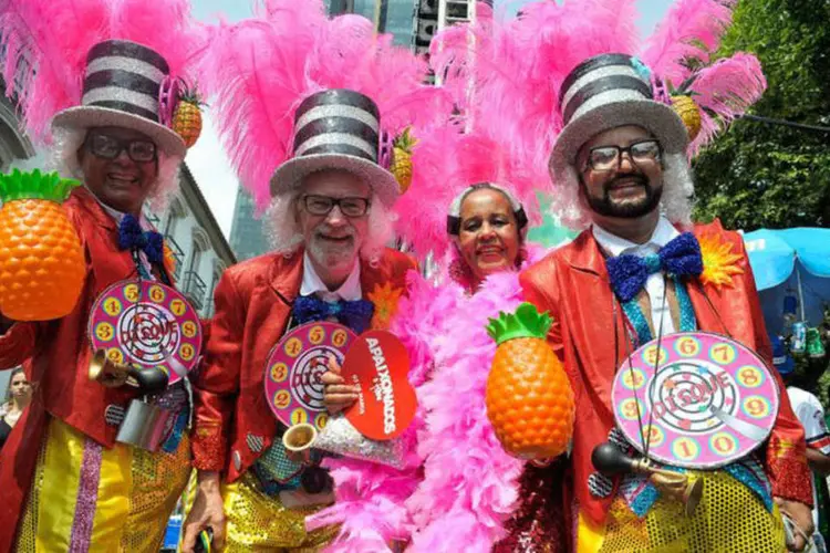 Bloco carnavalesco Cordão do Boitatá no Rio de Janeiro (Tânia Rêgo/Agência Brasil)
