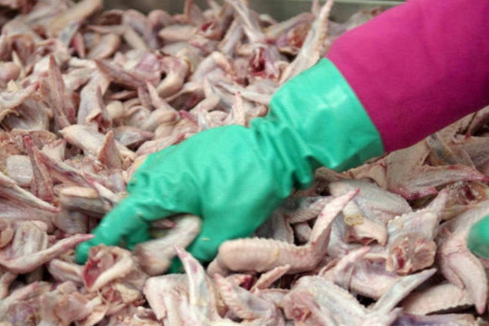 Exportação de carne de frango do Brasil cai em junho ante 2016