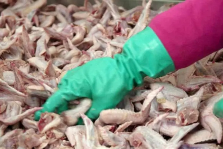 Carne de frango: Chile também barrou a importação de carne brasileira (Ricardo Rojas/Reuters)
