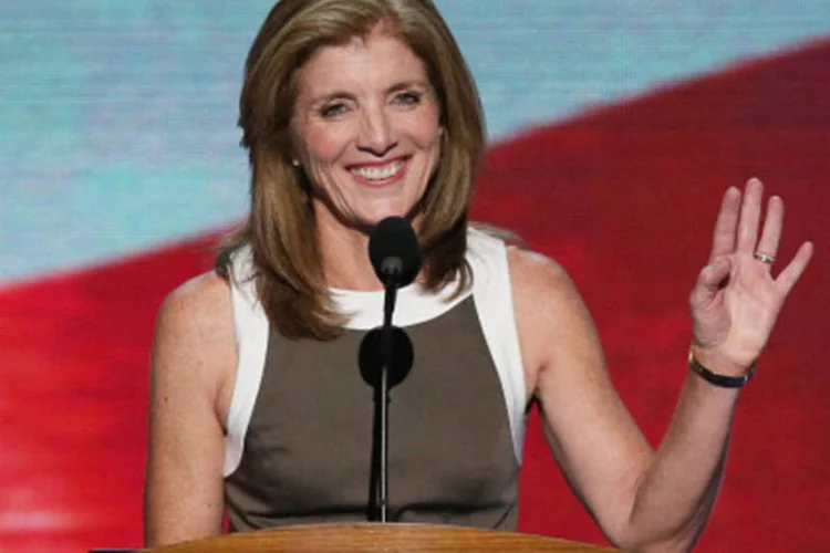 Caroline Kennedy, filha do ex-presidente dos Estados Unidos John F. Kennedy: Caroline Kennedy substituiria à frente da embaixada em Tóquio John Roos, que dirige a legação desde 2009. (GettyImages)