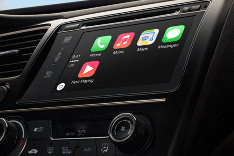 CarPlay: Apple anunciou integração de iPhone com computadores de bordo de automóveis (Divulgação)
