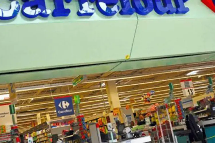 O Carrefour emprega cerca de 40 mil pessoas na Espanha, seu terceiro maior mercado depois de França e Brasil
 (Philippe Huguen/AFP)
