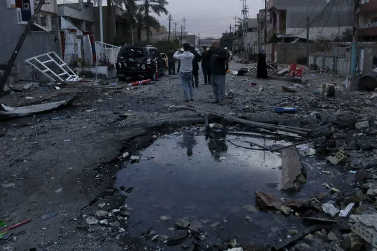 
	Iraque: o pa&iacute;s est&aacute; em guerra com o Estado Isl&acirc;mico e sofre um grave crise financeira
 (Khalid al Mousily / Reuters)