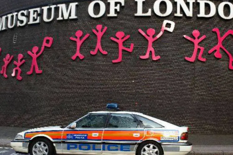 Carro de polícia histórico chega no Museu de Londres para exposição (Divulgação)