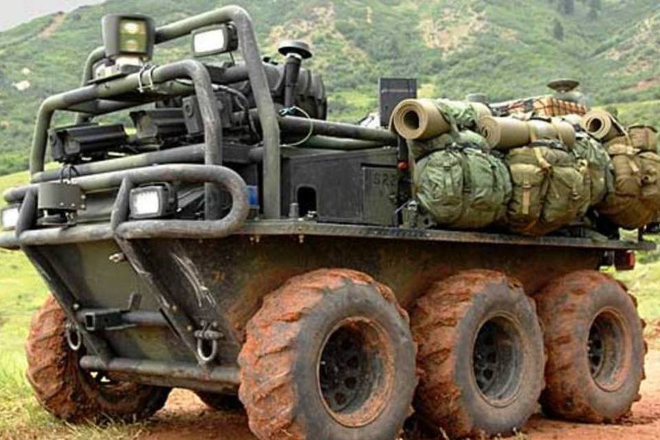 Exército americano usa carro-robô no Afeganistão