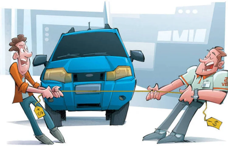 
	Carro &agrave; venda: a oferta nunca chegar&aacute; perto do valor de tabela
 (Mauro Souza/Quatro Rodas)