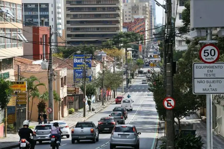 Curitiba: capital é que mais recorre ao transporte individual (Jaelson Lucas/SMCS)