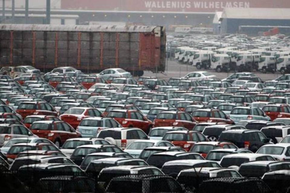 Vendas de automóveis na União Europeia caem 5,5% em 2010