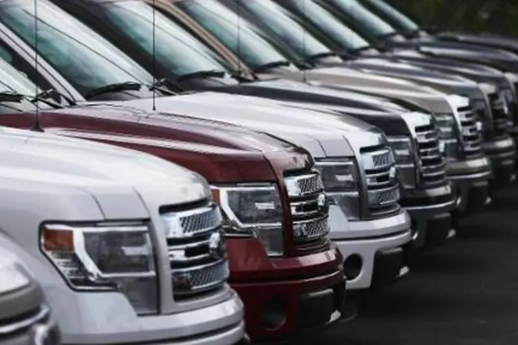 
	Carros: GM, por exemplo, vendeu 267.461 carros em junho, alta de 1% sobre um ano antes
 (Joe Raedle/AFP)