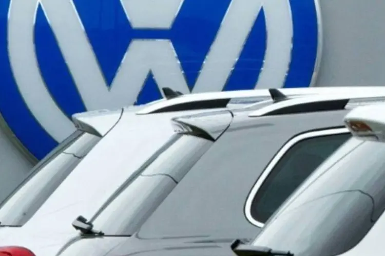 Carros da Volkswagen: "estamos determinados a reacender o amor dos Estados Unidos pela Volkswagen," disse o presidente da marca Volkswagen (Paul J. Richards/AFP)