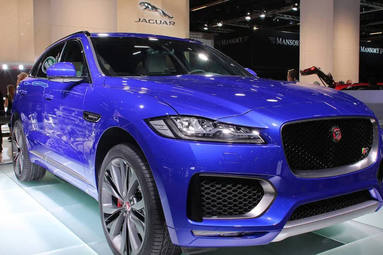 
	Jaguar F-Pace no Sal&atilde;o de Frankfurt
 (Hannelore Foerster/Getty Images)