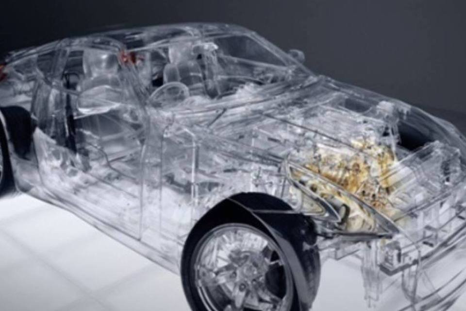 Shell traz carro transparente para o Salão do Automóvel