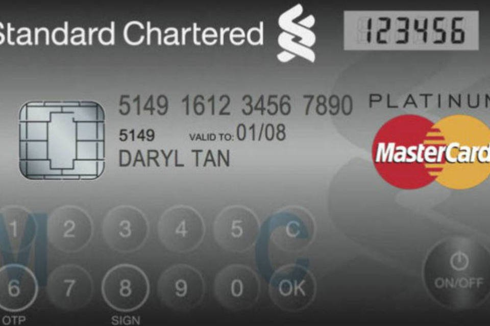 Novo cartão da MasterCard traz visor LCD e botões