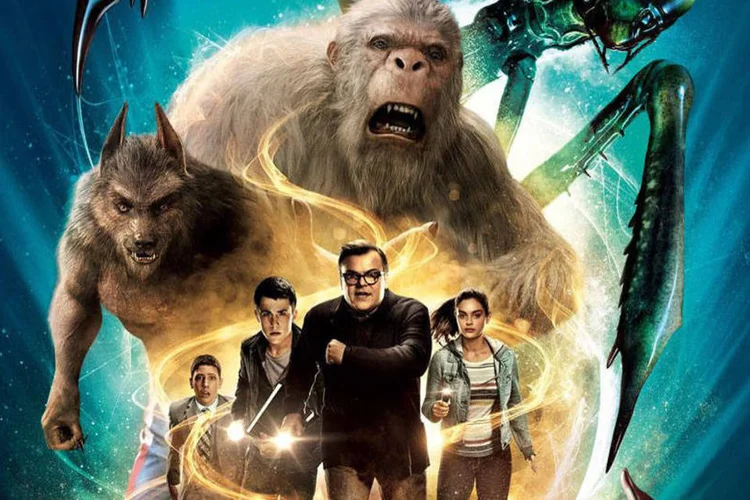 
	Cartaz do filme &quot;Goosebumps&quot;: baseado na popular s&eacute;rie de livros de mesmo nome, o filme tem participa&ccedil;&atilde;o do ator Jack Black
 (Divulgação)