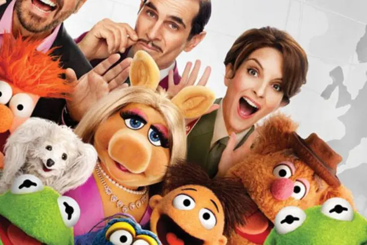 Trecho do cartaz do filme “Muppets 2 – Procurados e Amados", dirigido por James Bobin (Reprodução/Cartaz)