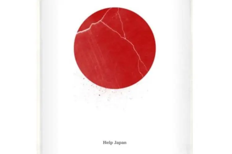 Help Japan: cartaz criado pelo estúdio de design Signalnoise foi vendido e teve o valor revertido para ajudar vítimas (Divulgação)