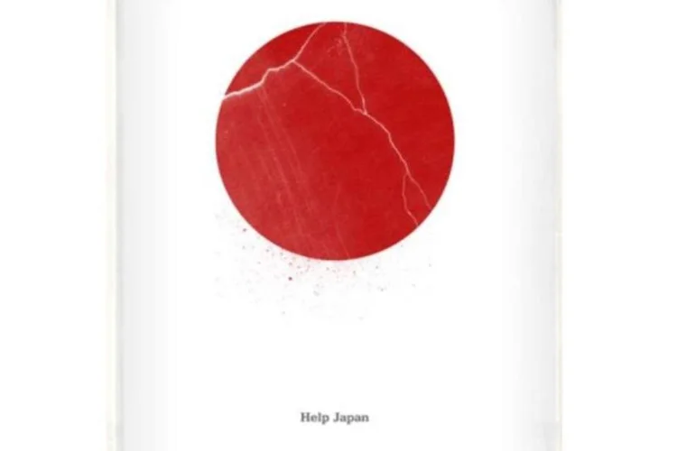 Help Japan: cartaz criado pelo estúdio de design Signalnoise foi vendido e teve o valor revertido para ajudar vítimas (Divulgação)