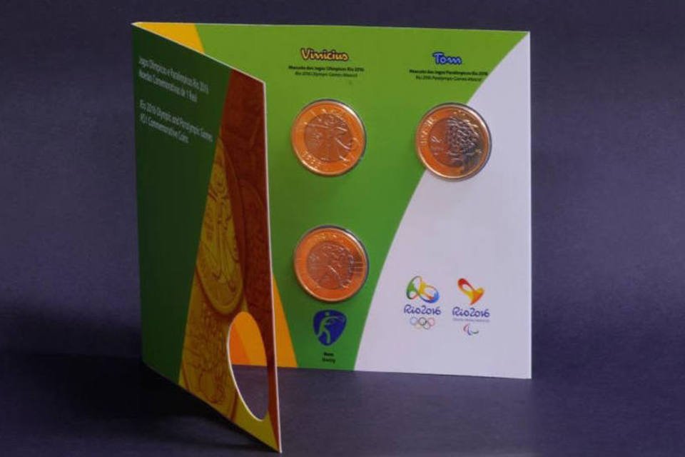 Quase 83% das moedas olímpicas já foram vendidas