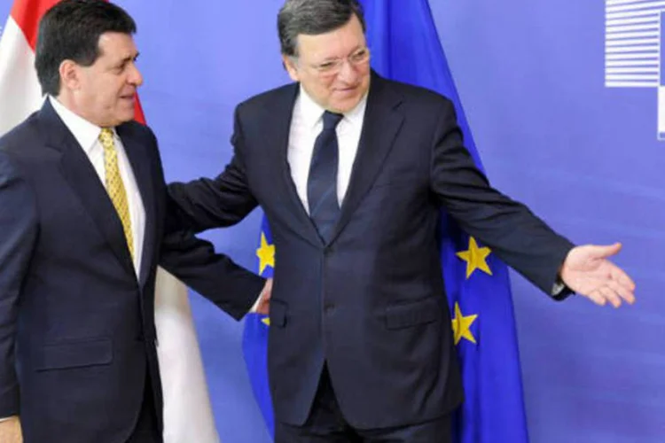 Cartes já havia se pronunciado nesse sentido há uma semana em viagem à Espanha e à sede da União Europeia, na Bélgica (Georges Gobet/AFP)