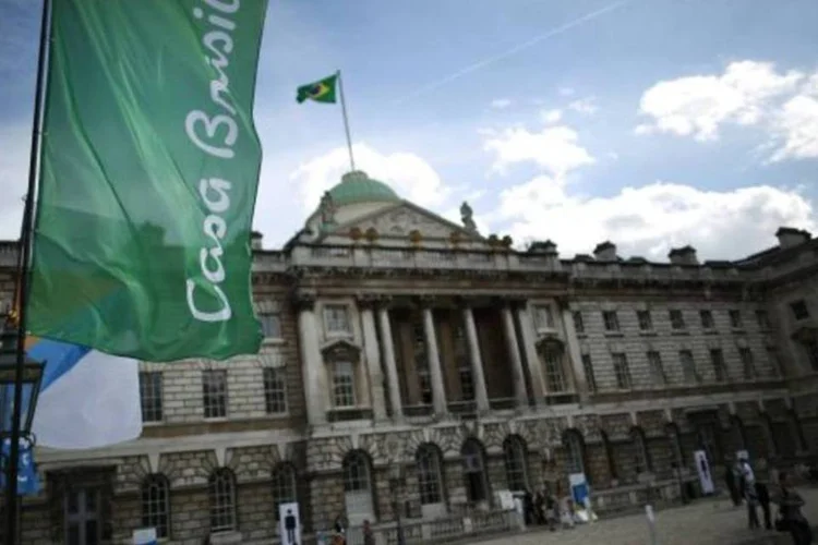 A Somerset House abriga a Casa Brasil, representando o país nos Jogos Olímpicos (Peter Macdiarmid/Getty Images)