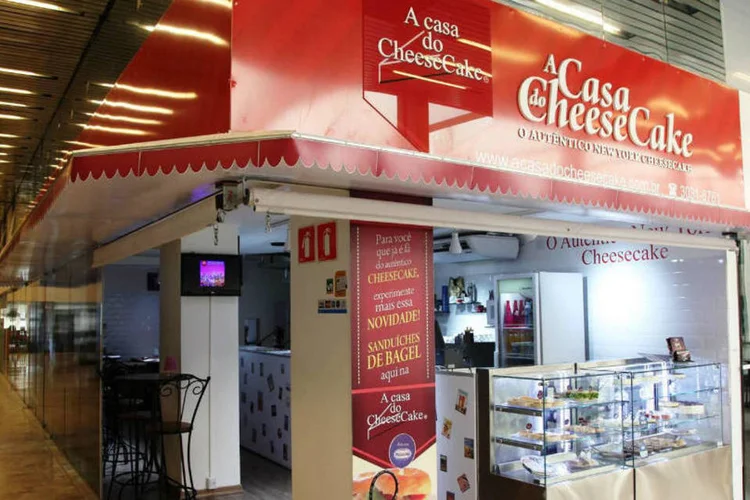 A franquia "A Casa do Cheesecake" (Divulgação)