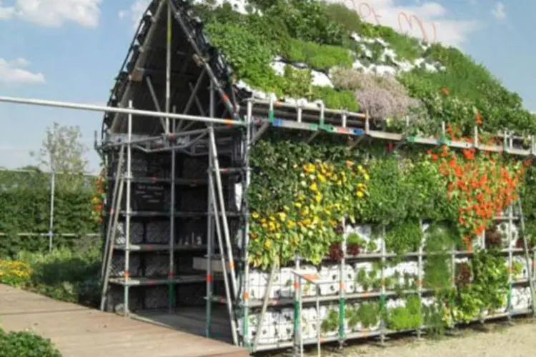 Casa comestível na Holanda: materiais para "construção" devem ser renovados (Divulgação)