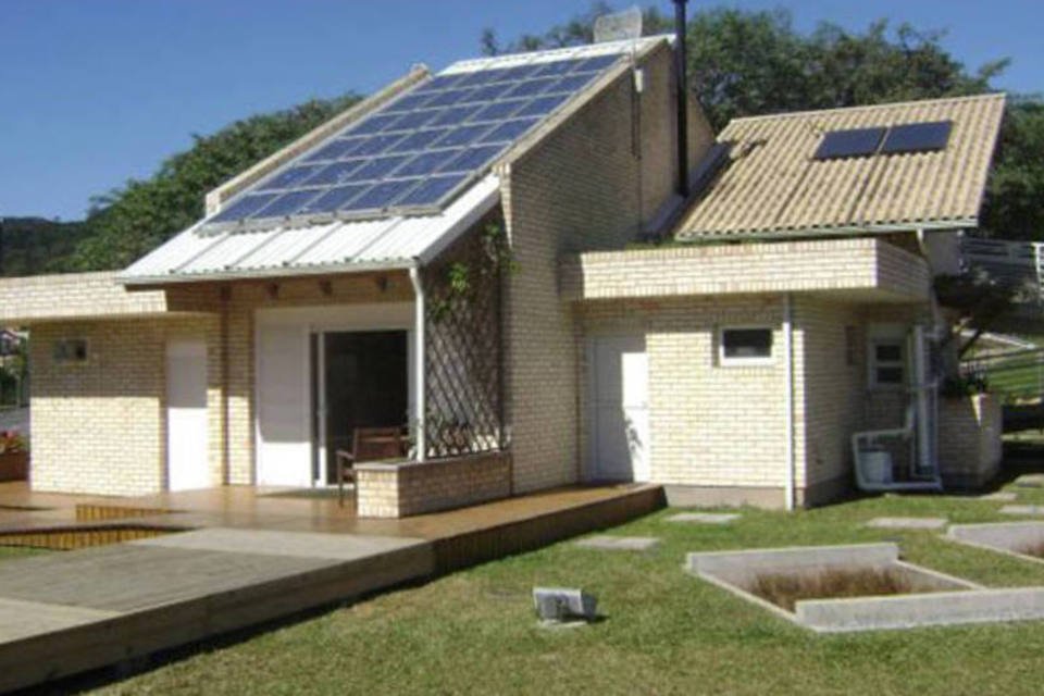 A Casa Eficiente da Eletrobras Eletrosul, em Florianópolis (SC): um dos nove empreendimentos que receberam a certificação de eficiência energética para residências. (Divulgação)