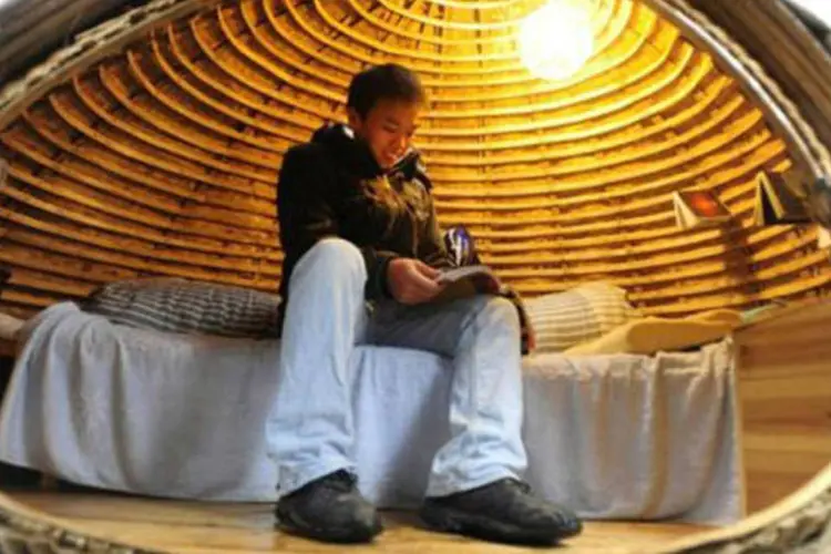 O jovem chinês se baseou no conceito de casas sustentáveis City-Egg apresentado na Exibição Bienal de Shangai 2010. O empreendimento não custou mais de R$ 1.600. (Divulgação)